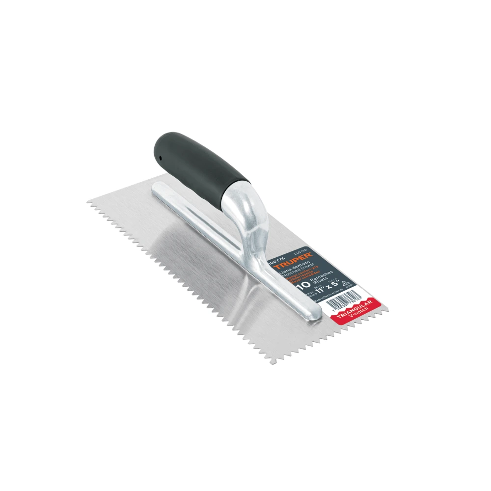 102776 LLANA 11' DENTADO TRIANGULAR, 10 REMACHES,MANGO COMFORT GRIP