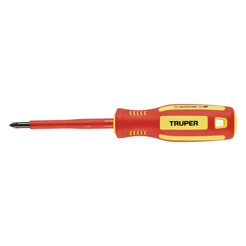 102240 DESARMADOR DIELÉCTRICO DE CRUZ 3/16' X 3', TRUPER