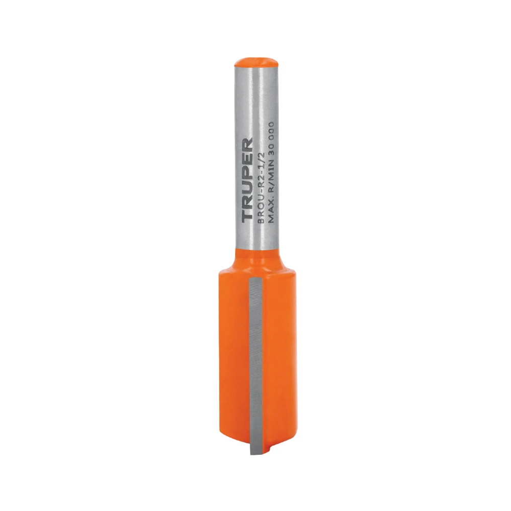 [BROU-R2-1/2] 11456 BROCA PARA ROUTER, RECTA 2 FILOS, 1/2', TRUPER