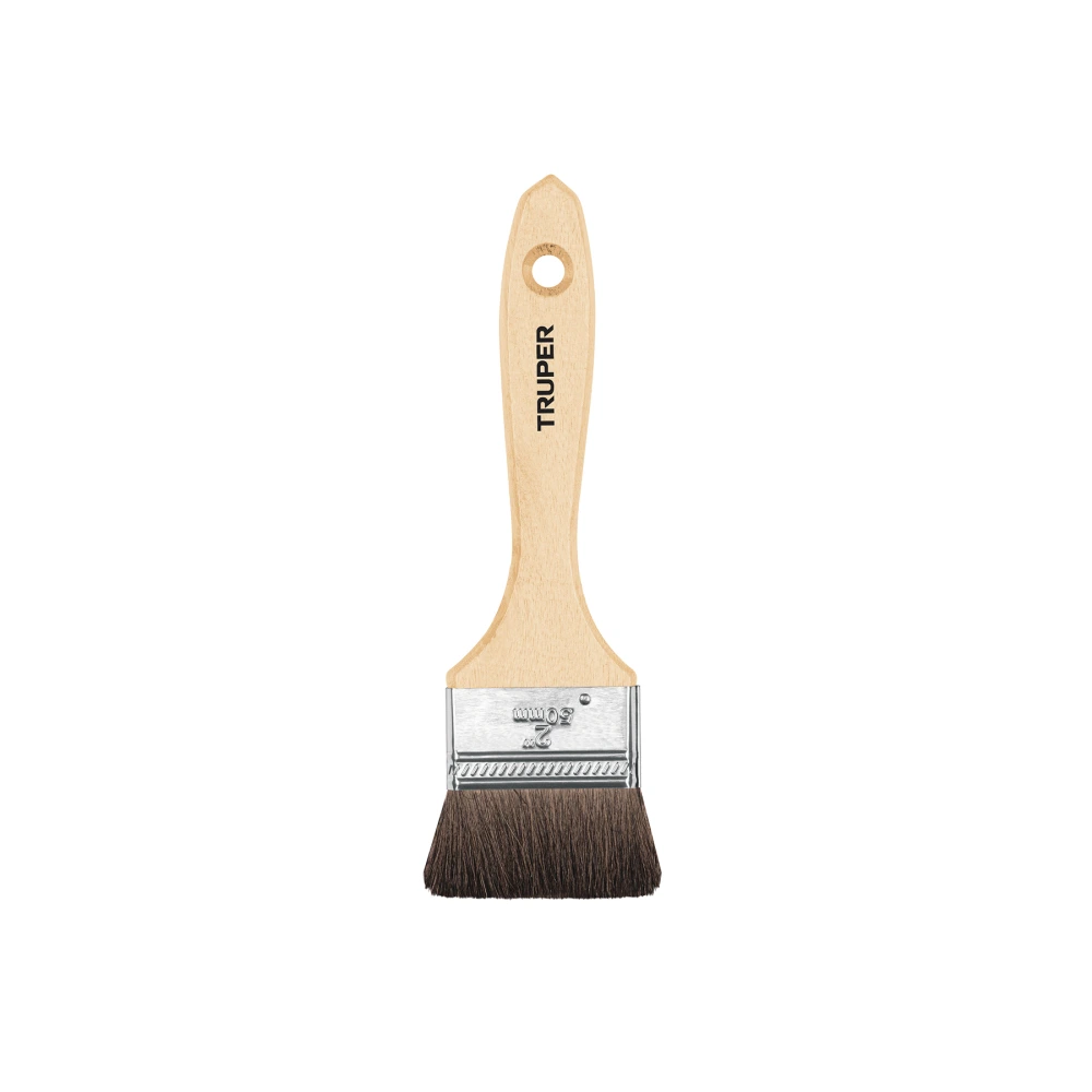 [BRT-2C] 12468 BROCHA PELO DE CAMELLO DE 2' CON MANGO DE MADERA, TRUPER