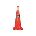 13127 CONO DE PRECAUCIÓN DE 90 CM DE PVC CON REFLEJANTE, TRUPER