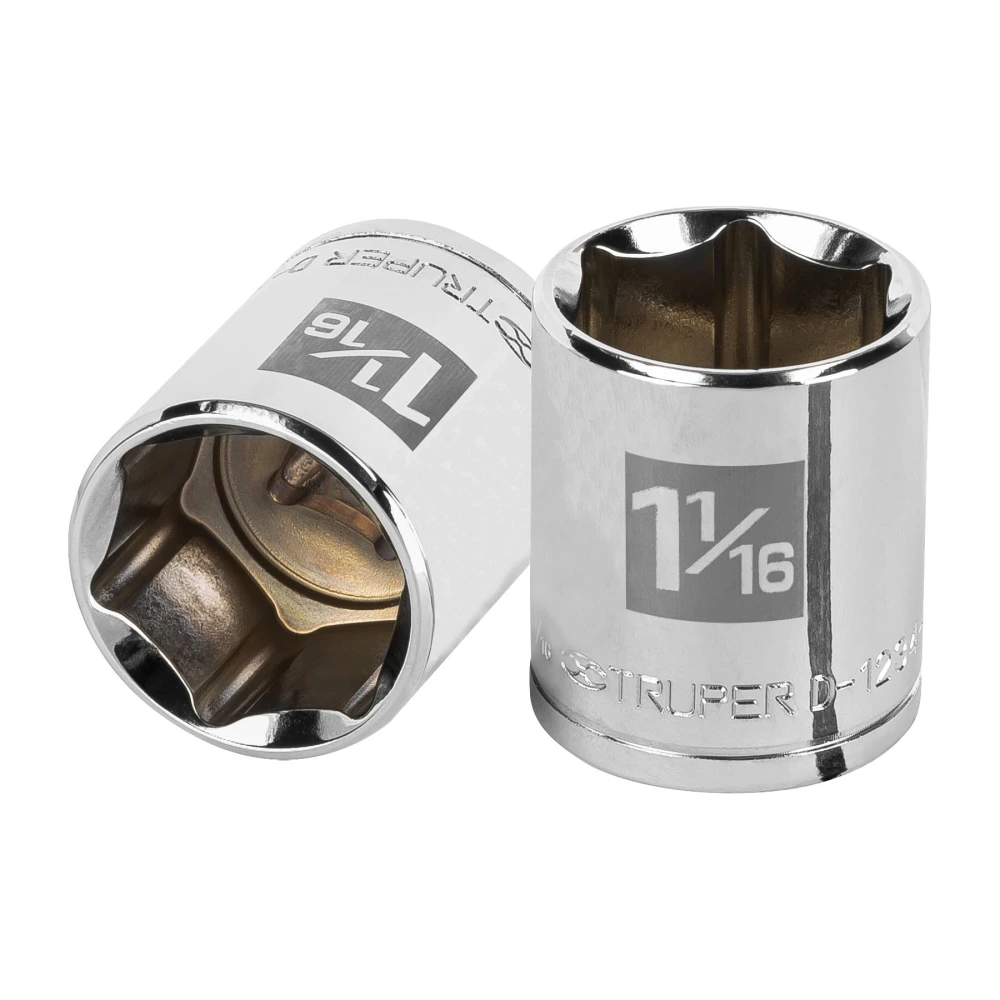 [D-1234-H] 13241 DADO DE 1-1/16', 6 PUNTAS, CUADRO 1/2', TRUPER