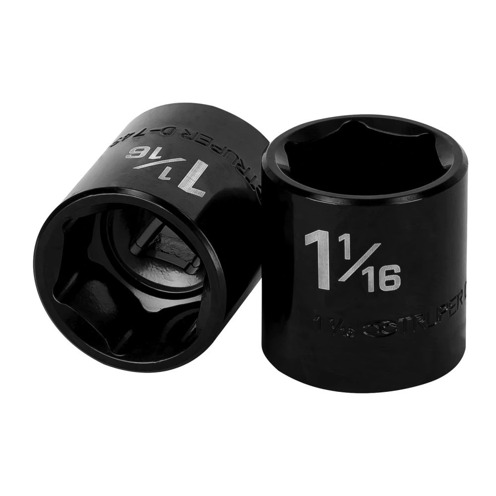 [D-7434-H] 13397 DADO DE IMPACTO DE 1-1/16', 6 PUNTAS, CUADRO 1/2', TRUPER