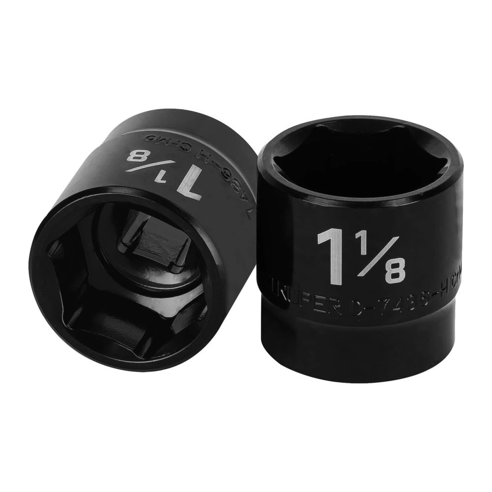 [D-7436-H] 13398 DADO DE IMPACTO DE 1-1/8', 6 PUNTAS, CUADRO 1/2', TRUPER
