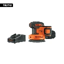 102863 LIJADORA ROTO-ORBITAL 5', 20V, 1 BATERÍA 2AH, TRUPER PRO