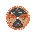 15156 DISCO DE DIAMANTE DE 14' X 4 MM, CORTE DE METAL, TRUPER