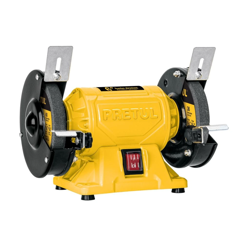 28237 ESMERIL DE BANCO DE 6' DE 1/4 HP (185 W), PRETUL
