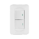 29059 PLACA ARMADA 1 INTERRUPTOR Y 1 DE 3 VÍAS 1.5 MÓD, TOLEDO