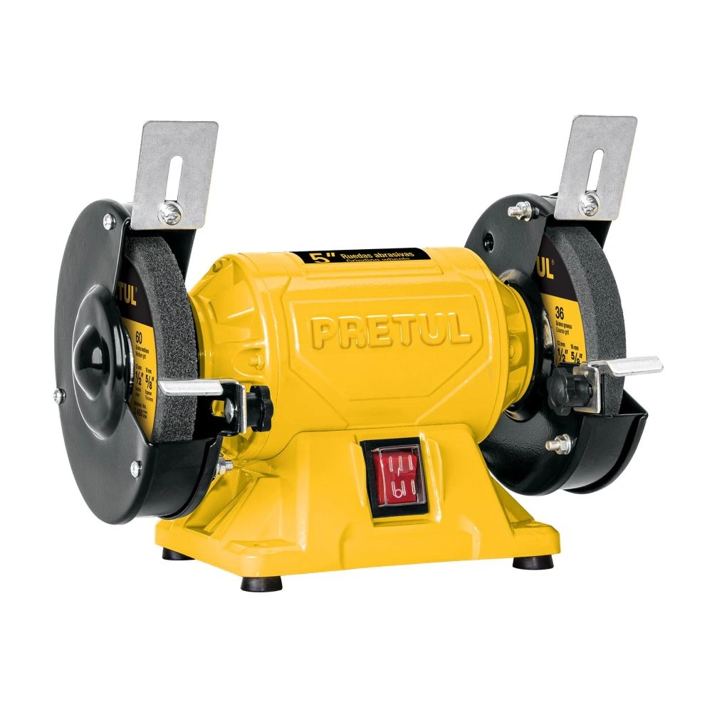 29994 ESMERIL DE BANCO DE 5' DE 1/6 HP (120 W), PRETUL