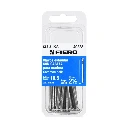 40228 BLÍSTER CON 20 CLAVOS ESTÁNDAR 2-1/2' CON CABEZA, FIERO