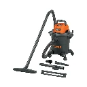 102963 ASPIRADORA DE SÓLIDOS Y LÍQUIDOS, 4 GAL, PLÁSTICA, NEGRA