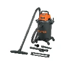 102964 ASPIRADORA DE SÓLIDOS Y LÍQUIDOS, 6 GAL, PLÁSTICA, NEGRA