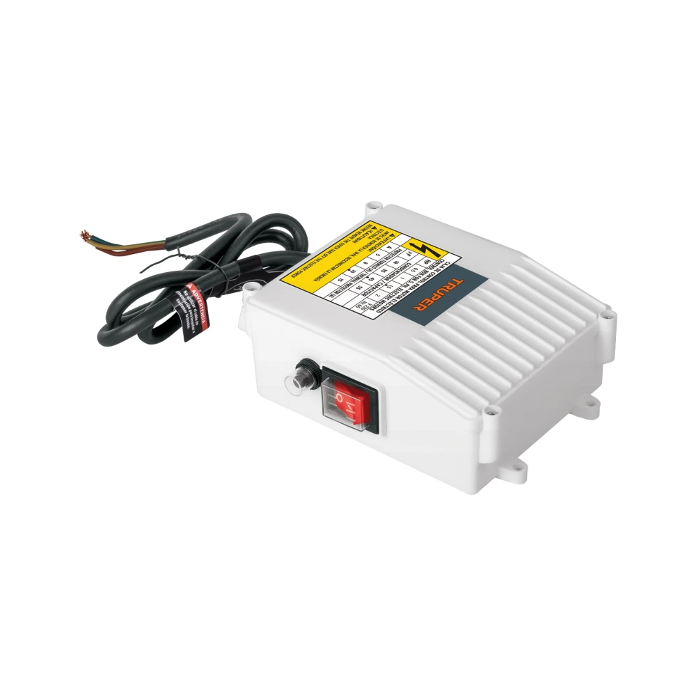 103558 CAJA DE CONTROL PARA BOMBA TIPO BALA 1 1/2 HP, 220V, TRUPER