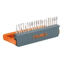 103032 KIT DE PUNTAS DIAMANTADAS PARA HERRAMIENTA ROTATIVA, 20 PZAS