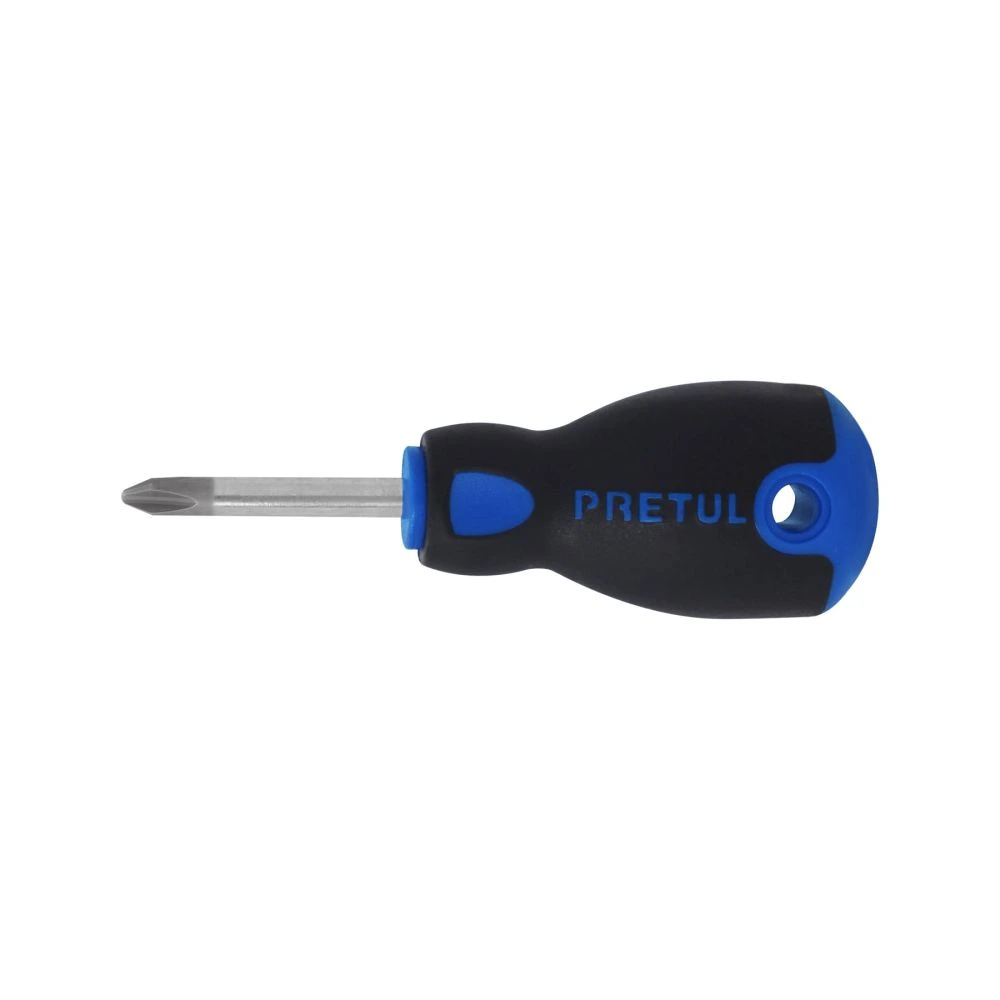 21498 DESARMADOR DE CRUZ 1/4' X 1-1/2' MANGO COMFORT GRIP, PRETUL
