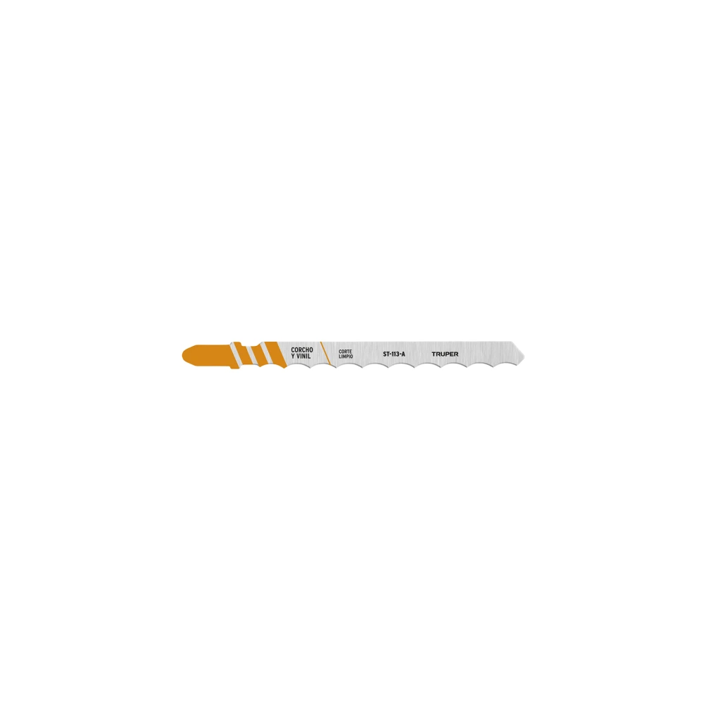 [ST-113-A] 103070 BLÍSTER 5 SEGUETAS T, CUCHILLA HCS, PARA MATERIAL SUAVE