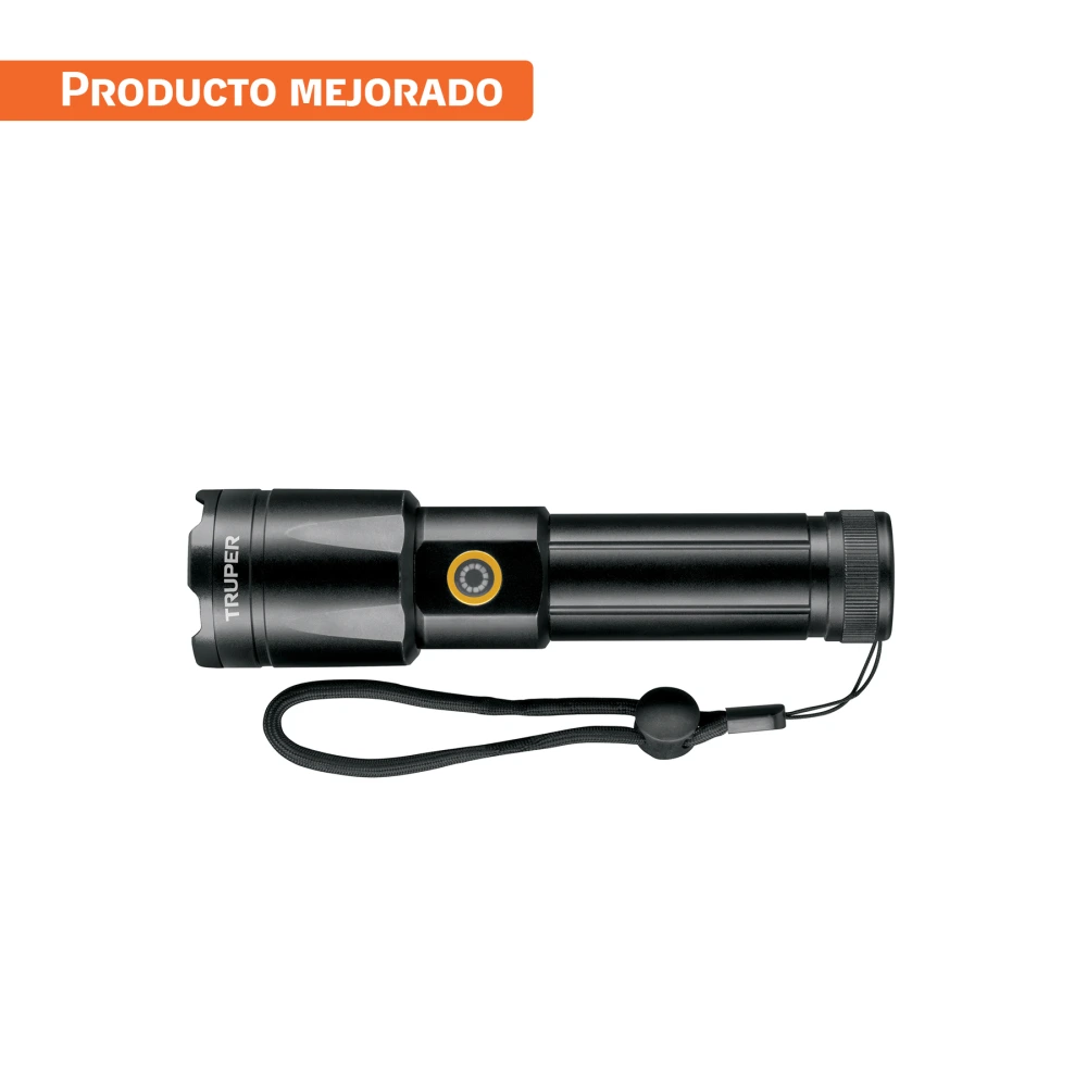 [LIRA-1200] 103100 LINTERNA LED RECARGABLE, DE ALUMINIO, 1,200 LM, TRUPER