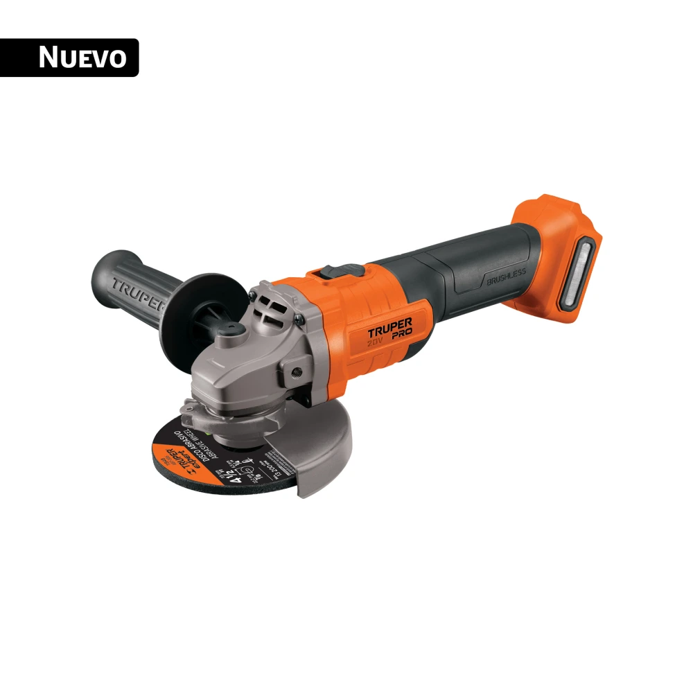 [ESMI-20AS] 103255 ESMERILADORA 4-1/2', 20V, SIN ACCESORIOS, TRUPER PRO