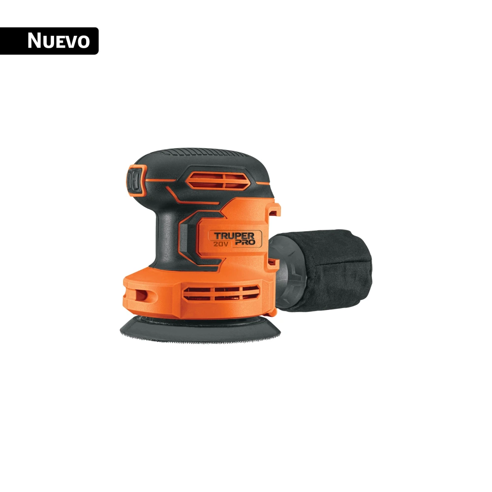 [LIRI-20AS] 103261 LIJADORA ROTO-ORBITAL 5', 20V, SIN ACCESORIOS, TRUPER PRO
