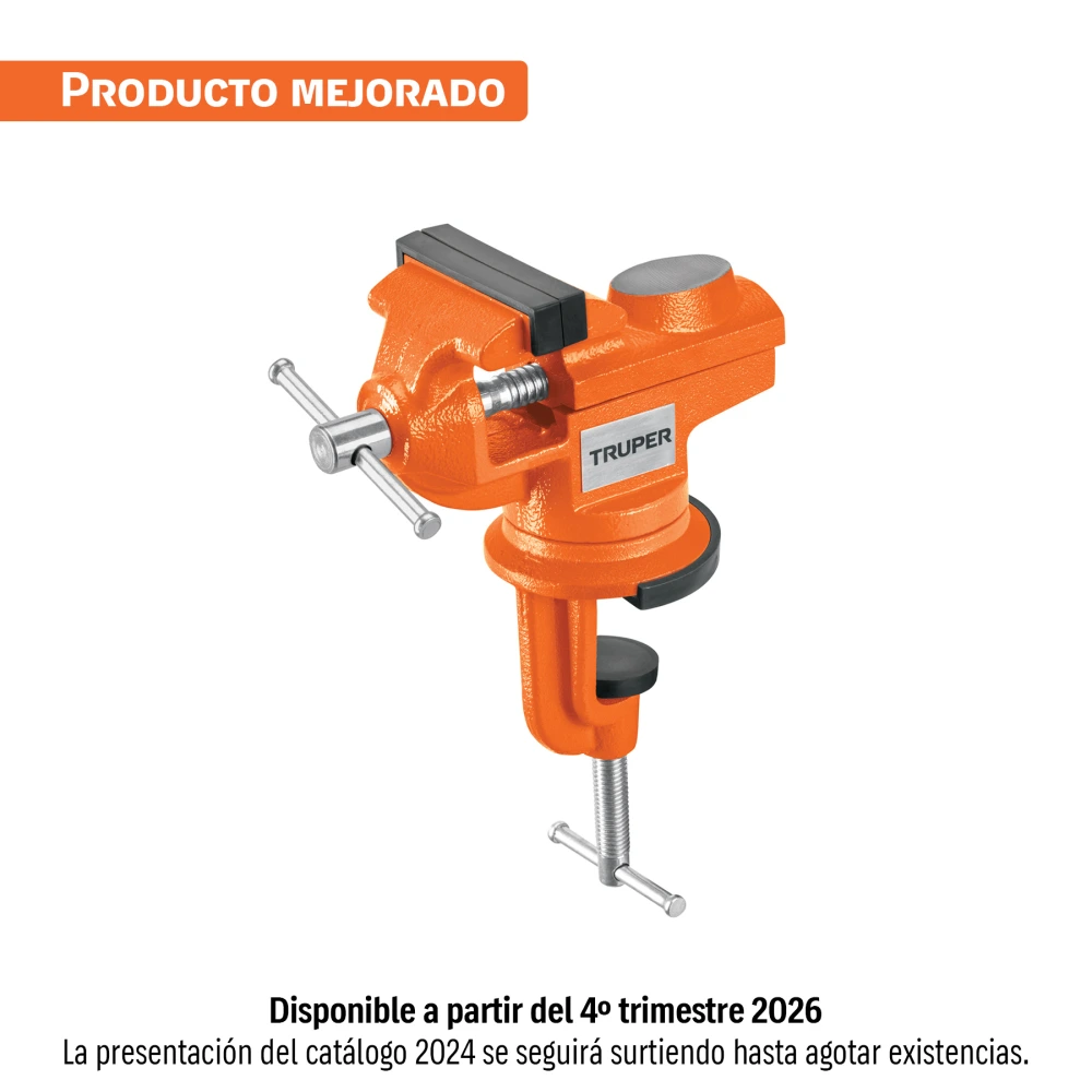 103319 TORNILLO DE BANCO 2.5' PARA JOYERO, TRUPER