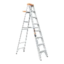 10337 ESCALERA DE TIJERA TIPO II 7 PELDAÑOS Y BANDEJA, TRUPER