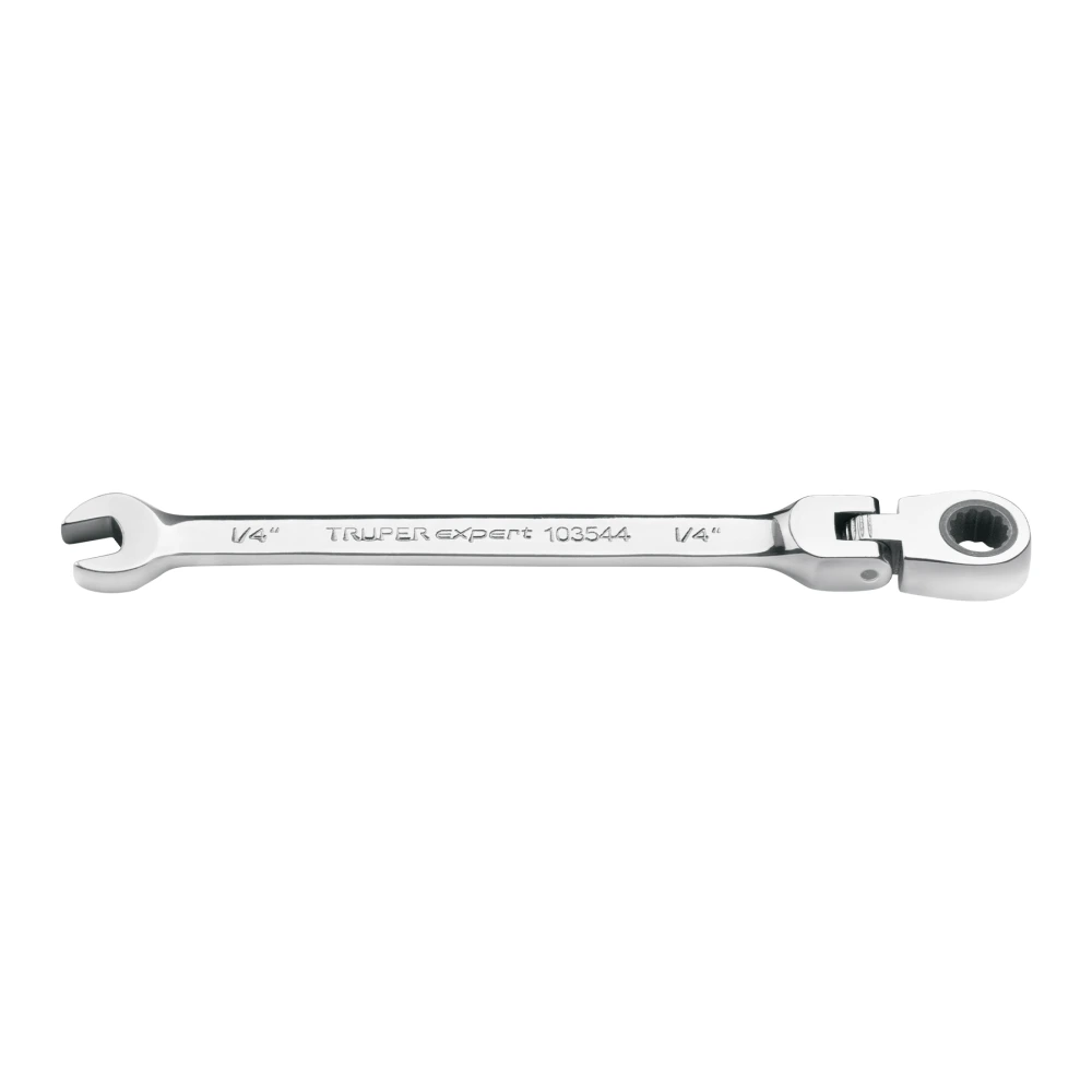 103544 LLAVE COMBINADA CON MATRACA 1/4' FLEXIBLE, EXPERT