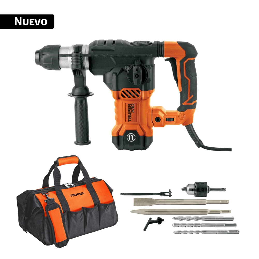 103592 ROTOMARTILLO SDS PLUS/DESTORNILLADOR 6 J, 1500W, TRUPER PRO