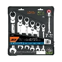 103596 JUEGO DE 7 LLAVES COMBINADAS MM CON MATRACA FLEXIBLE