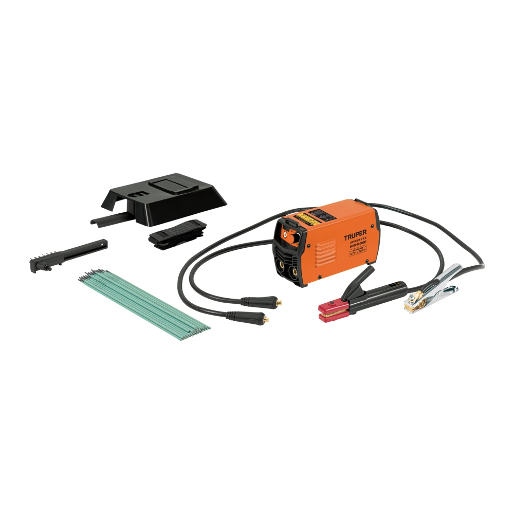 103704 MINI SOLDADORA INVERSORA 130A, BI-VOLTAJE 127/220V, TRUPER