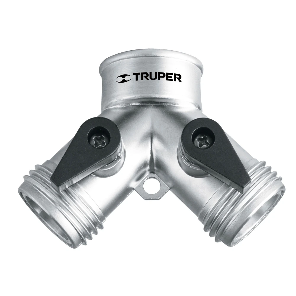 [AD-2] 10372 CONECTOR 'Y' 3/4' METÁLICO PARA MANGUERA, TRUPER