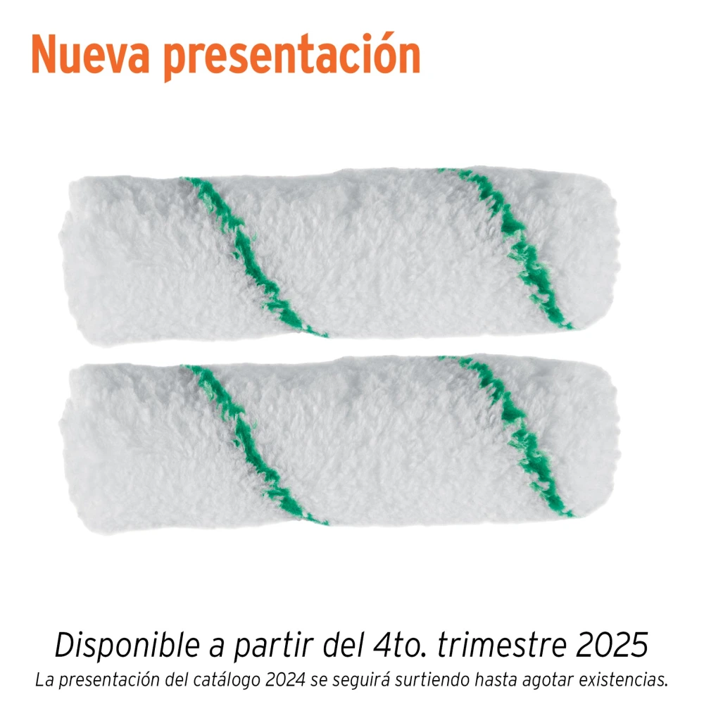 103788 BOLSA C/2 FELPAS P/MINI RODILLO DE MICROFIBRA 4'X3/8',TRUPER