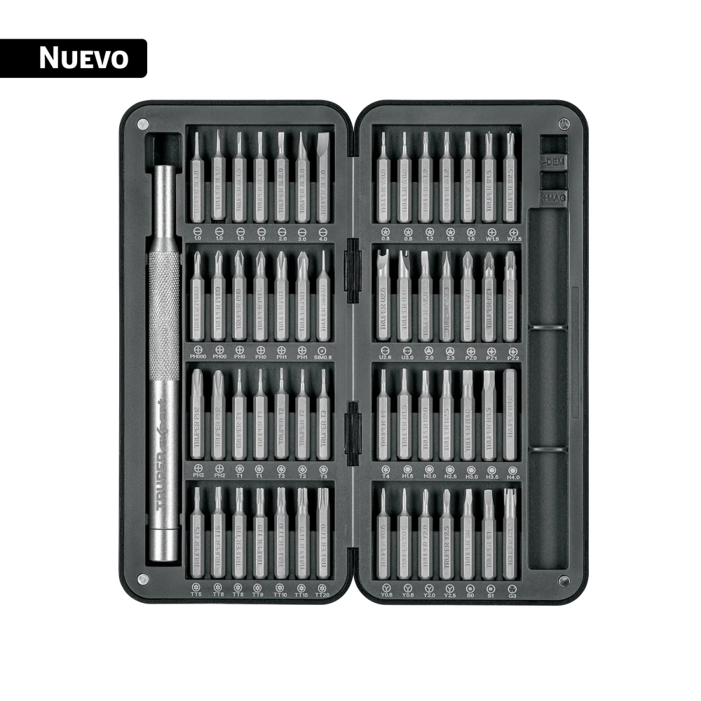 [JOY-57X] 103794 DESARMADOR DE PRECISIÓN CON 56 PUNTAS INTERCAMBIABLES,EXPERT