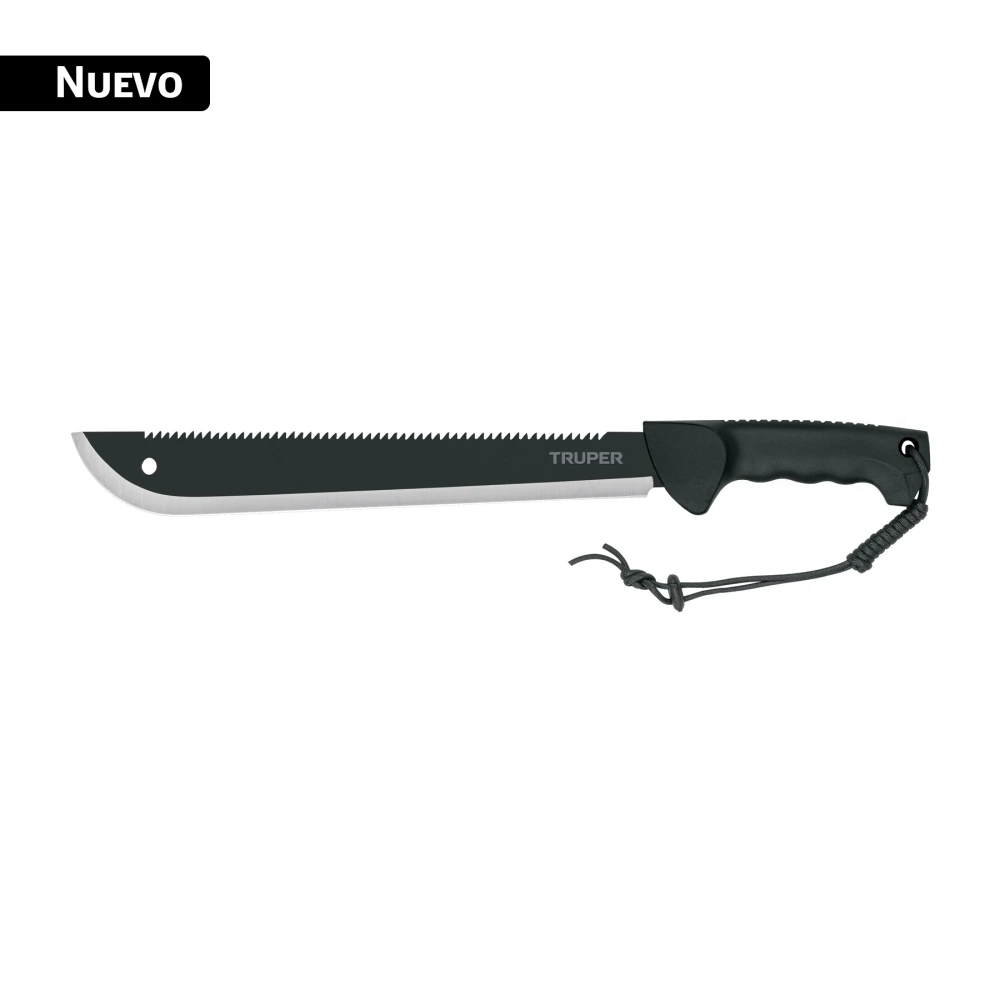 [MACH-14X] 103827 MACHETE DOBLE FILO 14', CACHA INYECTADA, CON FUNDA, TRUPER