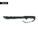 103827 MACHETE DOBLE FILO 14', CACHA INYECTADA, CON FUNDA, TRUPER