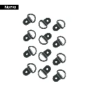 103870 12 ANCLAJES PARA AMARRE DE CARGA, ANILLO EN 'D' ESPESOR 1/8'