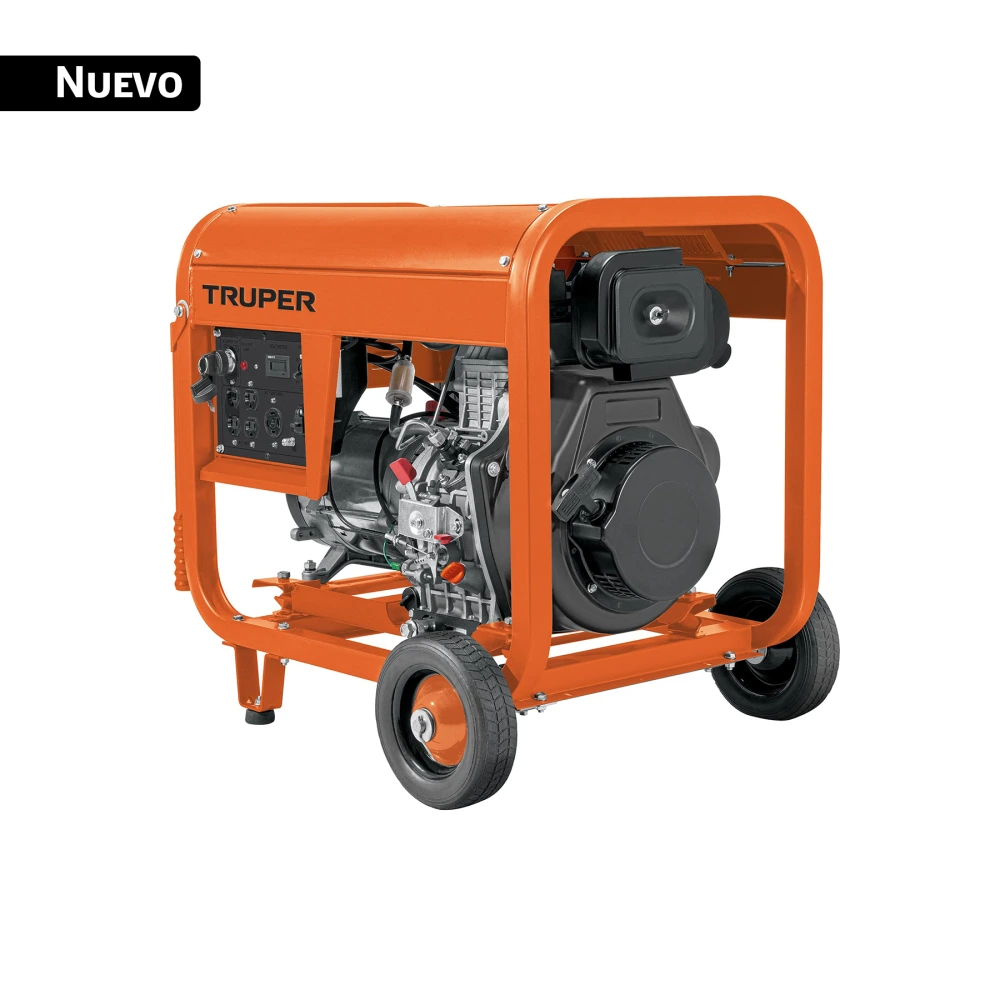 [GEN-60D] 103959 GENERADOR PORTÁTIL 6 KW MOTOR A DIESEL, TRUPER