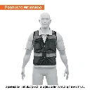 103991 CHALECO SEGURIDAD REFORZADO NEGRO CON BOLSAS, EG, EXPERT