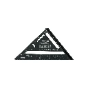 104023 ESCUADRA 7', ALUMINIO COLOR NEGRO, PARA MURO DE YESO, TRUPER