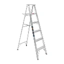 10439 ESCALERA DE TIJERA 100% ALUMINIO TIPO LLL 5 PELDAÑOS, TRUPER