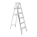 10450 ESCALERA DE TIJERA 100% ALUMINIO TIPO LL 5 PELDAÑOS, TRUPER