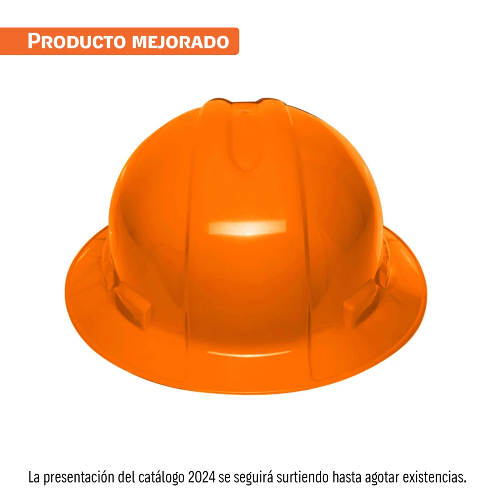 10564 CASCO DE SEGURIDAD ALA ANCHA, NARANJA, TRUPER