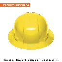 10566 CASCO DE SEGURIDAD ALA ANCHA, AMARILLO, TRUPER