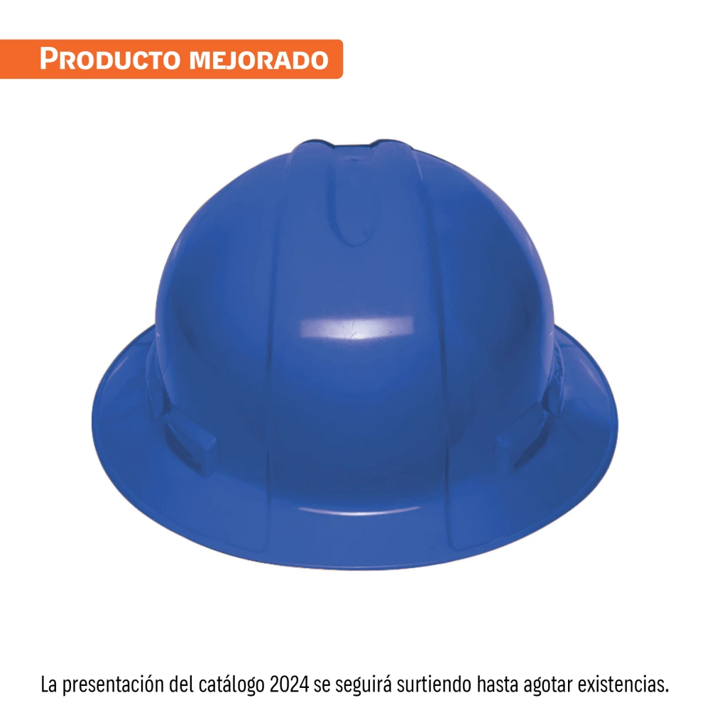 10570 CASCO DE SEGURIDAD ALA ANCHA, AZUL, TRUPER
