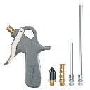 10645 PISTOLA DE ALUMINIO PARA SOPLETEAR, 5 BOQUILLAS, TRUPER