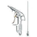 10647 PISTOLA DE ALUMINIO PARA SOPLETEAR, 2 BOQUILLAS, TRUPER