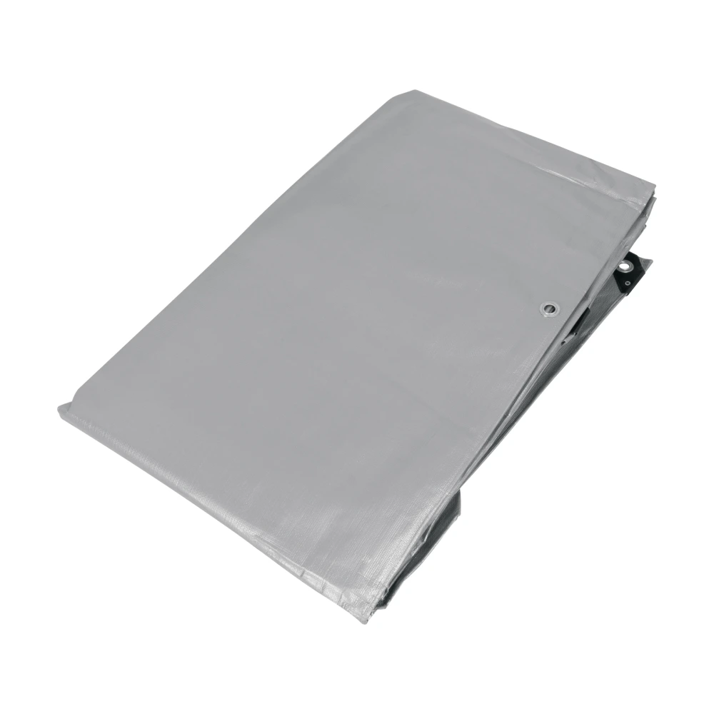 10774 LONA DE POLIETILENO REFORZADA 4 X 7 M, GRIS, 180G/M2, TRUPER