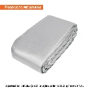 10780 LONA DE POLIETILENO REFORZADA 9X14 M, GRIS, 180G/M2, TRUPER