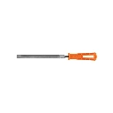 10922 LIMA TRIANGULAR 8' PARA MACHETE, 36 DPP, CON MANGO, TRUPER
