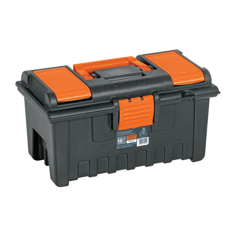[CHA-16NC] 11141 CAJA PARA HERRAMIENTA DE 16' CON COMPARTIMENTOS, TRUPER