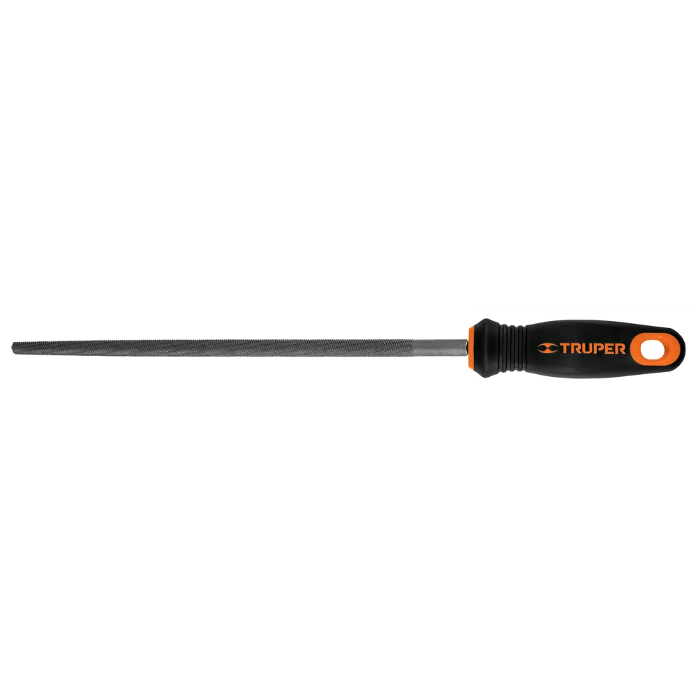 [LRB-10T] 11244 LIMA REDONDA BASTARDA 10' CON MANGO COMFORT GRIP, TRUPER